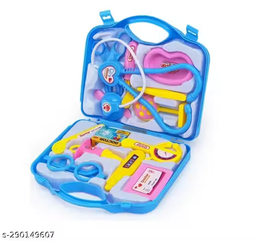 Doctor Play Set Medical Carry-case Nurses Toy Set Fun Gift Education for Kids (Multicolor)