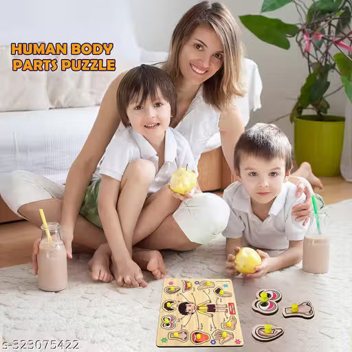 Body Part Puzzle Kids Wooden Toys for Kids 3+ Age