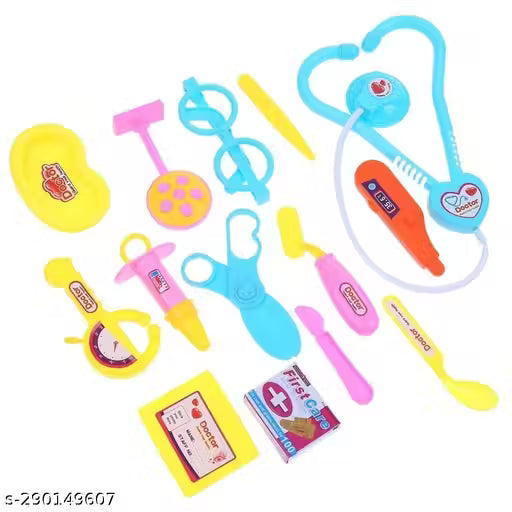 Doctor Play Set Medical Carry-case Nurses Toy Set Fun Gift Education for Kids (Multicolor)